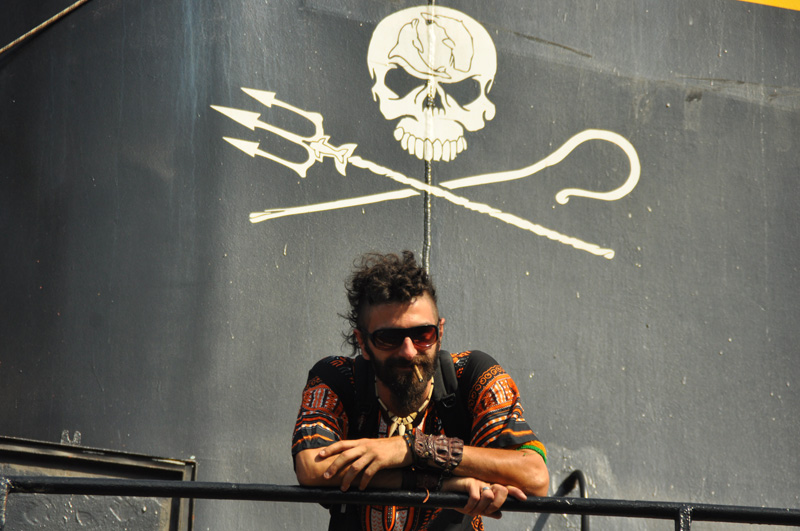 Sur le Sea Shepherd en rade de Barcelone, 2009